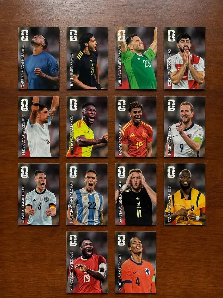 Figurinhas Coca-Cola do álbum da Copa 2026